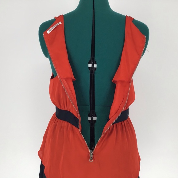 Lucca Couture Shiny Sleeveless Layered Blouse, S - Picture 9 of 16